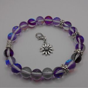 Purple Australian Crystal Gemstone Bracelet
